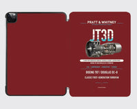 Thumbnail for JT3D design on dark red ipad tablet case