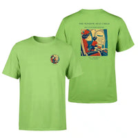 Thumbnail for VINTAGE G4215 - The Window Seat Child - Double-Side T-Shirt design on lightgreen double side t shirt