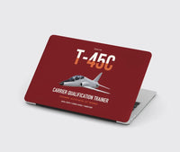 Thumbnail for T-45C Goshawk design on dark red MacBook case