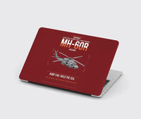 Thumbnail for Sikorsky MH-60R Seahawk design on dark red MacBook case
