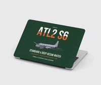 Thumbnail for Atlantique 2 Standard 6 design on dark green MacBook case