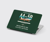 Thumbnail for Grumman American AA-5B Tiger design on dark green MacBook case