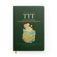 Thumbnail for Taitung Airport (TTT) design on dark green notebook