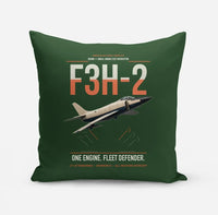 Thumbnail for F3H-2 Demon design on dark green pillow