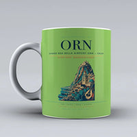 Thumbnail for Ben Bella Airport ORN — Oran Mug design on light green ahmed