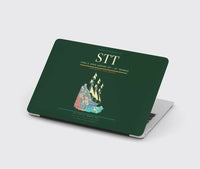 Thumbnail for Cyril E. King Airport (STT) design on dark green MacBook case