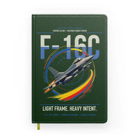 Thumbnail for F-16C Fighting Falcon design on dark green notebook