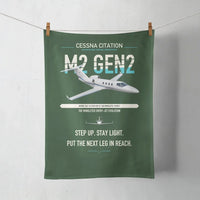 Thumbnail for Cessna Citation M2 Gen2 design on dark green towel
