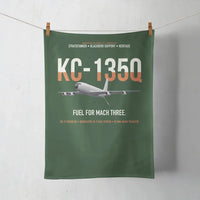 Thumbnail for KC-135Q Blackbird Tanker design on dark green towel