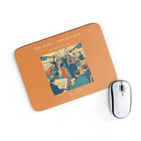 Thumbnail for VINTAGE G4467 - The Wide Cabin Mockup - Designed Mouse Pads design on orange rectangle