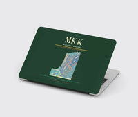 Thumbnail for Molokai Airport (MKK) design on dark green MacBook case