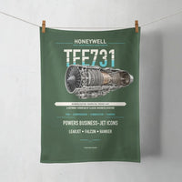 Thumbnail for TFE731 design on dark green towel