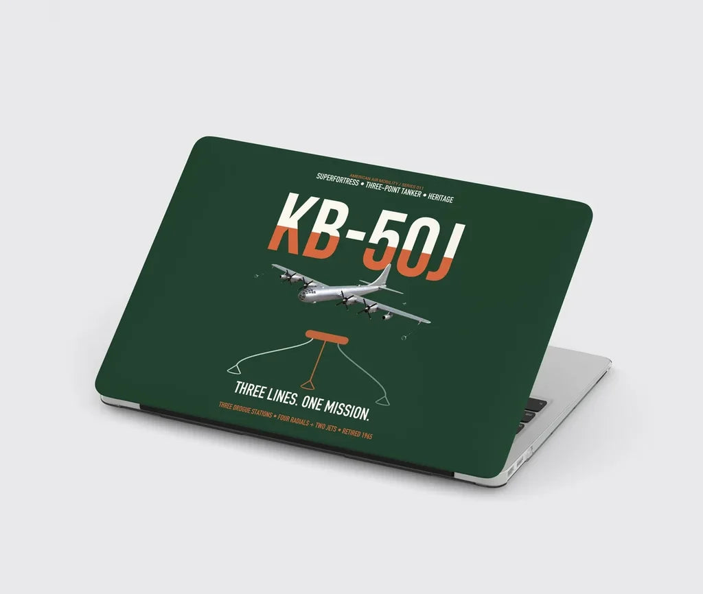 KB-50J Superfortress design on dark green MacBook case