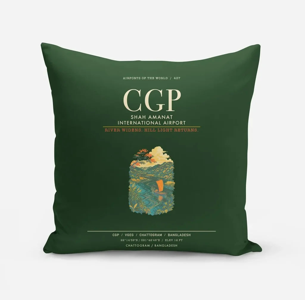 Shah Amanat International Airport Chattogram CGP - Dark Green