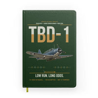 Thumbnail for TBD-1 Devastator design on dark green notebook