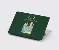 Thumbnail for Zaragoza Airport (ZAZ) design on dark green MacBook case