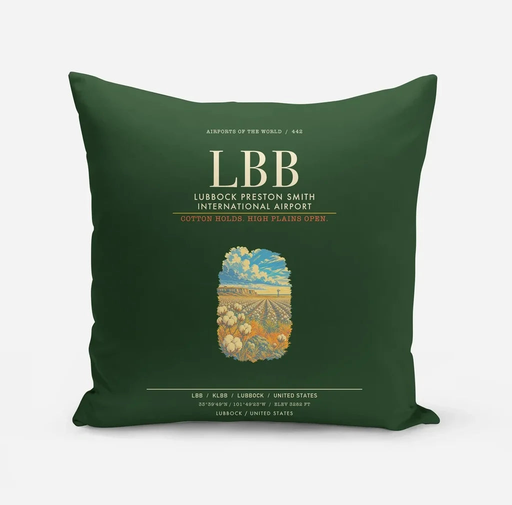 Lubbock Preston Smith International Airport LBB - Dark Green