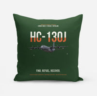 Thumbnail for HC-130J COMBAT KING II design on dark green pillow
