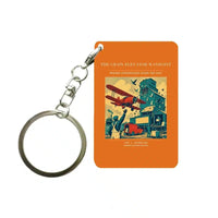 Thumbnail for VINTAGE G4451 - The Grain Elevator Waypoint - Designed Key Chain design on orange