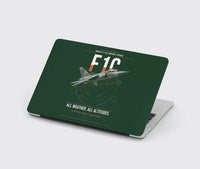 Thumbnail for Dassault Mirage F1C design on dark green MacBook case