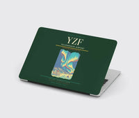 Thumbnail for Yellowknife Airport (YZF) design on dark green MacBook case