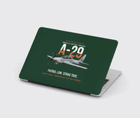 Thumbnail for A-29 Super Tucano Light Attack design on dark green MacBook case