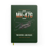 Thumbnail for Boeing MH-47G Chinook design on dark green notebook