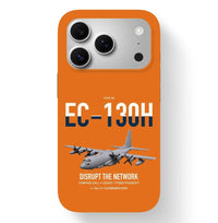 Thumbnail for EC-130H Compass Call design on orange magsafe iphone case, for iPhone 17 Pro