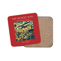 Thumbnail for The Desert Mail - Designed Coasters design on red 1-piece