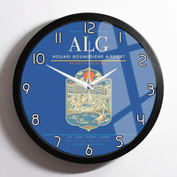 Thumbnail for Houari Boumediene Airport ALG Wall-Clock Framed - Blue