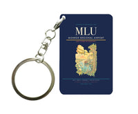Thumbnail for Monroe Regional Airport (MLU) design on navy blue key chain