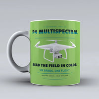 Thumbnail for P4 Multispectral Mug design on light green dji