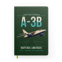 Thumbnail for A-3B Skywarrior design on dark green notebook