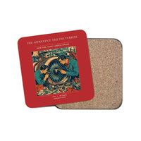 Thumbnail for The Apprentice And The Turbine - Designed Coasters design on red 1-piece