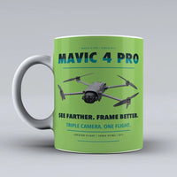 Thumbnail for Mavic 4 Pro Mug design on light green dji