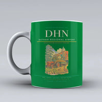 Thumbnail for Dothan Regional Airport (DHN) airport code design on green ceramic mug