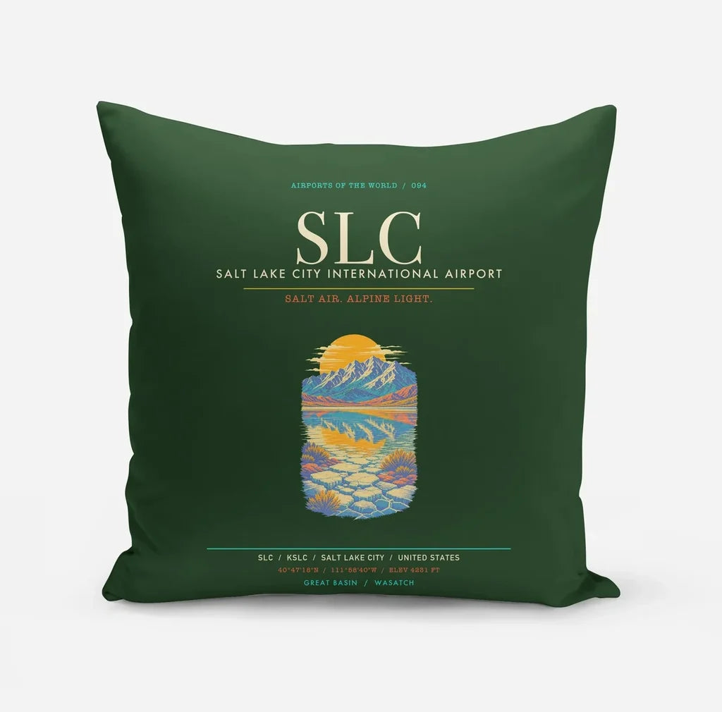 Salt Lake City International Airport SLC - Dark Green