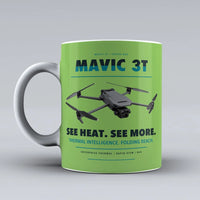 Thumbnail for Mavic 3 Thermal Mug design on light green dji