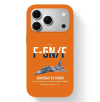 Thumbnail for F-5N F Adversary design on orange magsafe iphone case, for iPhone 17 Pro