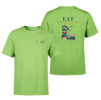Thumbnail for Pangborn Memorial Airport (EAT) design printed on light green double-side t-shirt