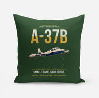 Thumbnail for A-37B Dragonfly design on dark green pillow