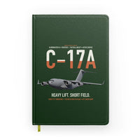 Thumbnail for C-17A Globemaster III design on dark green notebook