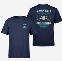 Thumbnail for DJI Mavic Air 2 design on navy blue t shirt