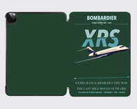 Thumbnail for Bombardier Global Express XRS design on dark green ipad tablet case