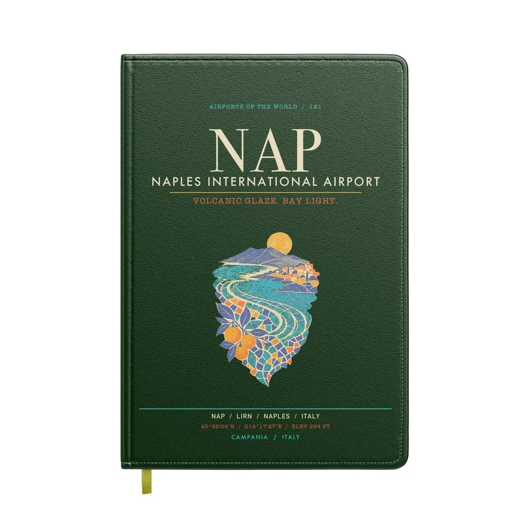 Naples International Airport NAP - Vesuvian Ceramic Current - Dark Green