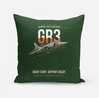 Thumbnail for Hawker Siddeley Harrier GR3 design on dark green pillow