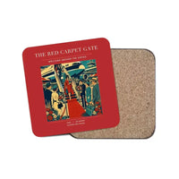 Thumbnail for The Red Carpet Gate - Designed Coasters design on red 1-piece