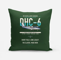Thumbnail for DHC-6 Twin Otter Classic 300-G design on dark green pillow