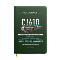 Thumbnail for CJ610 design on dark green notebook