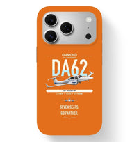 Thumbnail for Diamond DA62 design on orange magsafe iphone case, for iPhone 17 Pro
